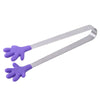 3pcs PP Food Tong Vegetable Clip Kitchen Tongs Non-slip Cooking Clip Clamp BBQ Salad Tools Silicone Grill Kitchen Accessories