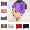 Kids Headwear Soft Stretch Flower Headband Knot Wide Nylon Headwraps Baby Girls Hair Bands Photo Props for Newborn Accessories