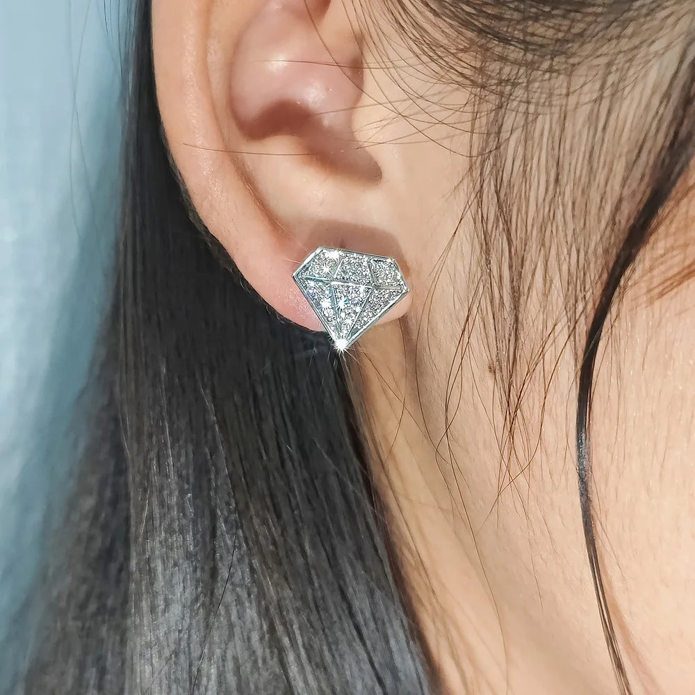 Korean Jewelry New  Model Earrings Zircon Earrings Korean Wholesale Jewelry E8304