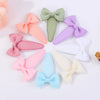 2Pcs Bow Flowers Hair Clip Girl Cute Hair Bands Kids Hair Accessories Handmade Cloth Headwear Hairpins Barrettes Headdress Gift