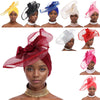 Retro Veil Turban Cap for Women Exaggerated Party Headpiece Hat African Head Wraps Bonnet Muslim Wrap Head Turbans