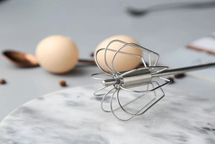 Hand Pressure Semi-automatic Egg Beater Stainless Steel For Molds For Hotcakes Salt Shaker Kitchen All New Items Coffee Makers