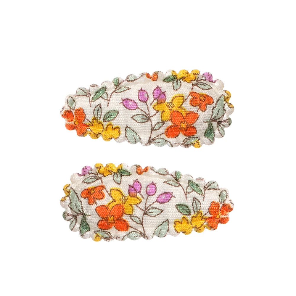 6Pcs Kids Mini Print Waterdrop Shape BB Hair Clip Cute Hair Accessories Hairpin Side Girls Hairgrip Barrette Children Headwear