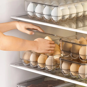 Egg storage box Refrigerator special fresh-keeping sealed anti-drop egg box Home kitchen sorting food storage box kitchen items