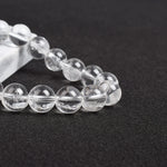 Load image into Gallery viewer, Natural Clear Quartzs Bracelet White Transparency Healing Crystal Energy Stone Boho Reiki Gem Stone Beads Simple Yoga Jewelry
