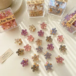 Load image into Gallery viewer, 1/10pcs Baby Girls Crystal Flower Hair Clips Fashion Metal Mini Hair Claw for Women Crab Hairpins Headwear Kids Hair Accessories
