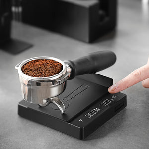 MHW-3BOMBER Digital Coffee Scale with Timer & Silicone Mat 0.1g High Precision Kitchen Scales USB Charging Home Accessories