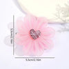 2PCS New Kids Hair Flower Clips Mesh Chiffon Boutique Hairpins Fashion Hair Accessories Baby Hair Clip Girls Apparel Headwear