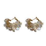 Load image into Gallery viewer, Crystal Flower Earrings Korea New Design Fashion Jewelry Earring Exquisite Elegant Women Wedding Party Accessories
