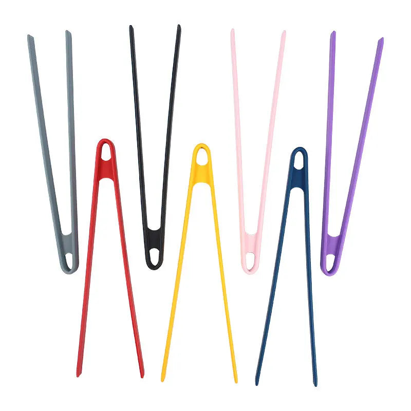 Silicone Food Toast Tongs Trivet Tongs for Kitchen Tongs Non-slip Cooking Clip Clamp BBQ Salad Tools Grill Kitchen Accessories