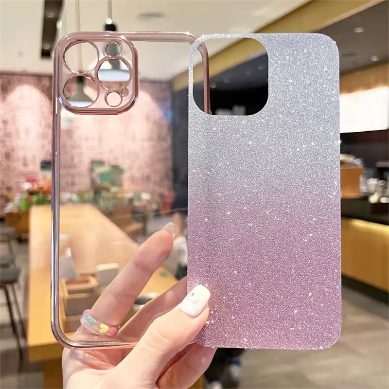 Luxury Electroplated Bling Glitter Soft Phone Case For Samsung Galaxy A30 A32 A34 A50 A51 A52 A53 A54 A70 A71 A72 A73 Back Cover