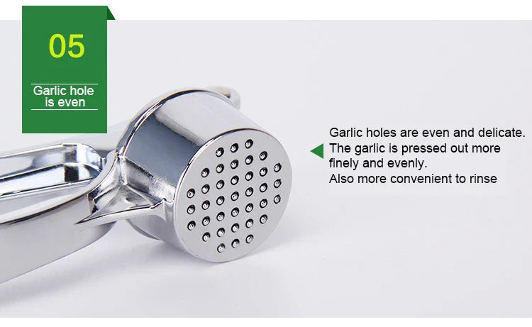 Home Garlic Press Crusher Kitchen Cooking Vegetables Ginger Squeezer Masher Handheld Ginger Mincer Tools Kitchen Accessories