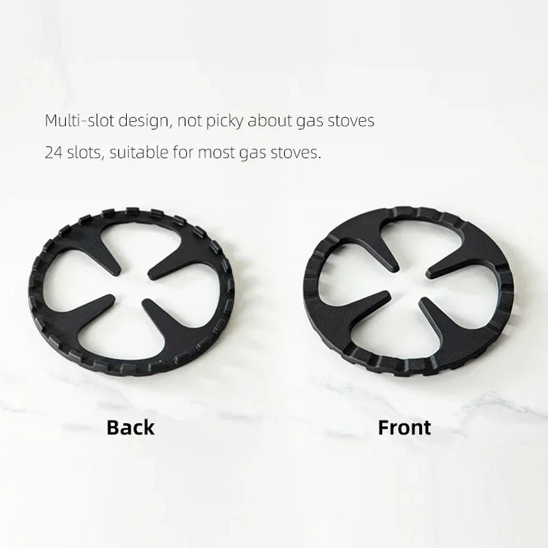 SHIMOYAMA Iron Gas Stove Cooker Plate Coffee Moka Pot Stand Kitchen Stovetop Reducer Ring Holder Durable Coffee Maker Shelf