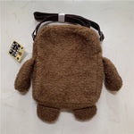 Load image into Gallery viewer, Domo Kun Plush Small Shoulder Messenger Bag Mini Crossbody Bags for Women Kids Boys Girls Kawaii Cute Phone Bag
