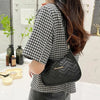 Shoulder Bag Sling Bag for Women Canvas Style PU Leather Black Brown White