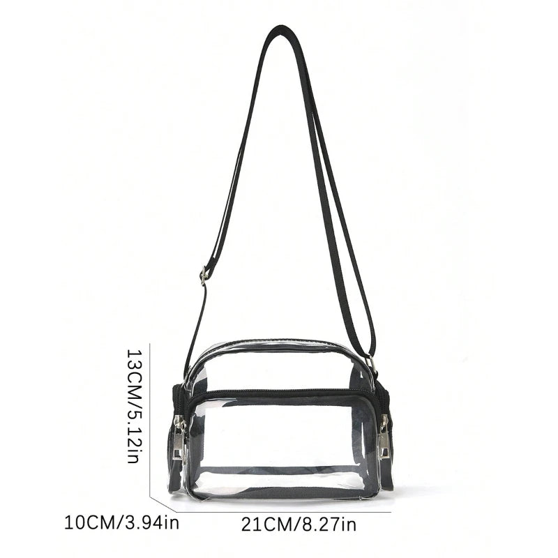 Transparent Diagonal Shoulder Bags for Women Bag PVC Waterproof Shoulder Bag Crossbody Bag for Women Designer Bags Сумка Женская