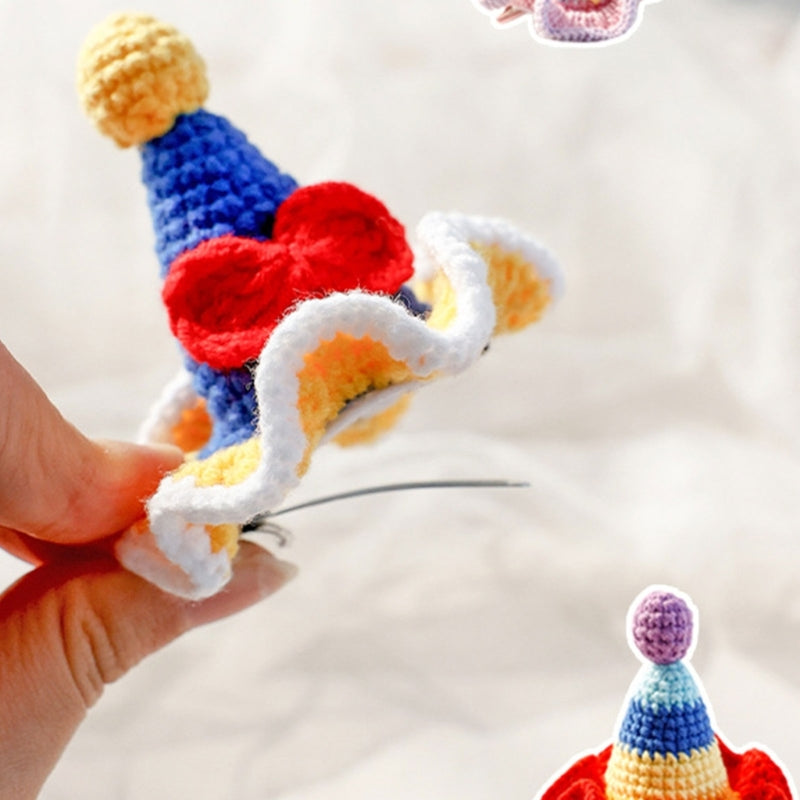 Knitted Woolen Baby Barrettes Cartoon Rabbit Little Girls Hairpins Puppy Cat Toddler Hair Clip Kids Grooming Hair Accessories