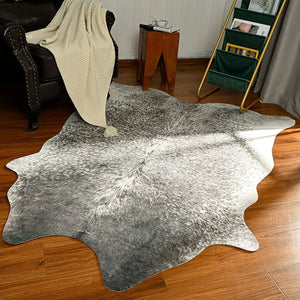 Faux Cowhide Rugs Cow Print Rug Cowhide Carpet American Style for Bedroom Living Room Cute Animal Printed Carpet for Home Decor