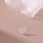 Load image into Gallery viewer, 925 Sterling Silver Butterfly Necklace Delicate Animal Choker Shiny Collarbone Chain Birthday Gift For Women's Fashion Jewelry

