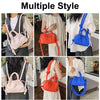 Soft Dacron Crossbody Bag Korean Fashion Fabric Shoulder Bag Mini Tote Purses for Women Underarm Bags Handbags and Purses