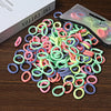 50/100Pcs Hair Bands for Children Colorful Nylon Scrunchie Hair Ties Rubber Band Kids Elastic Hair Leagues Girl Accessories