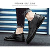 Shoes Casual Men Leather Big Toe Soft Sole Dress Versatile Business Lace-Up Summer Breathable Style 2023