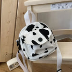 Load image into Gallery viewer, Fashion Canvas Handbag Women's Retro Cow Color Satchels Large Capacity School Bag Casual Shoulder Crossbody Bag Mobile Phone Bag
