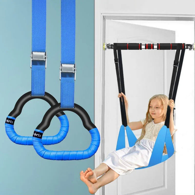 Pull up rod and loop fitness home children's training children's horizontal bar indoor adult stretching fitness equipment hot