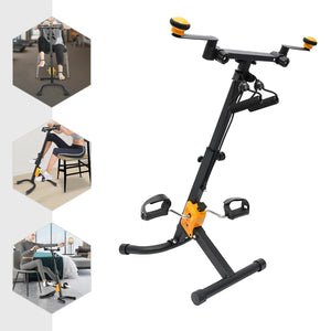 Folding Pedal Exercise Bike Height Adjustable Fitness Equipment for Seniors Home Cycling Bike for Gym W/All  Accessories