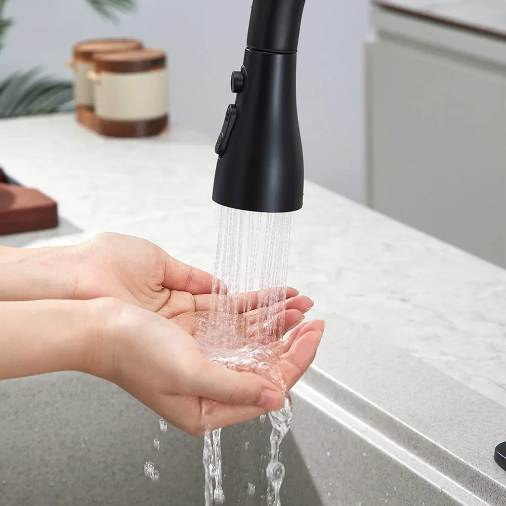 G1/2 Kitchen Pull Out Faucet Head Chrome Shower Nozzle Sprayer Bathroom Sink Tap Replacement Accessory Male Threads Head Aerator