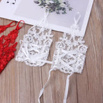 Load image into Gallery viewer, Girls Princess Gloves Girls Dress Glove Lace Diamond Performance Photography Costume Wedding Accessories for Kids Birthday Gift
