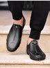 loafers Leather Shoes Men Fashion High Quality Luxury Brand Comfortable Men Casual Driving Shoes Plus Size Elastic Holes Shoes