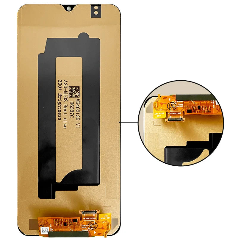 6.4 inch LCD for Samsung  Galaxy A20  A205 SM-A205YN SM-A205G Touchscreen Digitiser for Samsung  SM-A205F  with Frame LCD