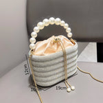 Load image into Gallery viewer, Handle Rhinestones Evening clutch Bag Purses and handbag luxury Designer shoulder bag Shiny Crystal Clutch purse bucket bag
