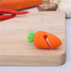 Creative Cute Little Pepper Carrot Chicken Leg Modeling Pot Lid Raising Silicone Anti-Spill Kitchen Practical Fun Gadget 1PC