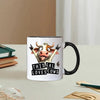 Cow Ceramic Coffee Mug Cartoon Cow 350ml Coffee Tea Cup Mug Farmhouse Coffee Milk Tea Mug Cup Home drinkware accessories