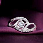 Load image into Gallery viewer, New Streetwear 925 Sterling Silver Shiny Zircon Diamond Rings for Women Wedding Party Gifts Fine Jewelry Engagement Rings
