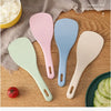 Wheat Straw Rice Spoons Accessories Plastic Beige Pink Blue Green Rice Paddle Scoop Long Handle Kitchen Supplies Kitchen