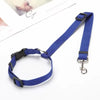 Solid Color Pet Safety 2-in-1 Pet Car Seat Belt Nylon Lead Belt Rear Seat Belt Adjustable Dog Harness Collar Pet Accessories