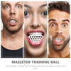 6PC Jaw Training Thin Face Fitness Ball Facial Muscle Activate Exercise Pop Go Mouth Masseter Jaw Chin Slimming Mandibular Lift