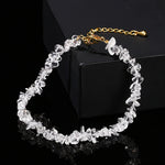 Load image into Gallery viewer, Change Better Natural Rock Quartz Gravel Chain Bracelet Women Clear White Crystal Reiki Healing Adjustable Yoga Jewelry Gifts
