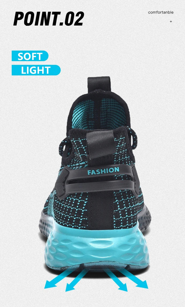 Fashion Xiaomi Youpin Sneakers Men Breathable Mesh Elastic Running Casual Shoes Soft Sport Lightweight Athletic Couple Shoes New