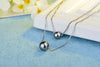 925 Sterling Silver Double Layer Elegant White Pearl Charm Necklace Shell Pearl Choker Necklace For Women Fine Jewelry Colar