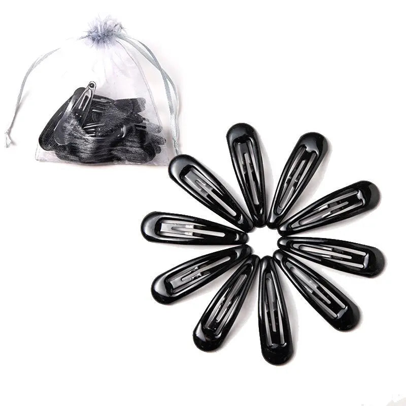 10-40Pcs/pack Colors Hair Clips For Women Girls Fashion Solid Kids Hair Accessories Snap Metal Barrettes Hairpins Clip Bobby Pin