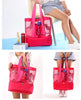 High Capacity Women Mesh Transparent Bag Double-layer Heat Preservation Large Picnic Beach Bags Small Tote Bags for Women