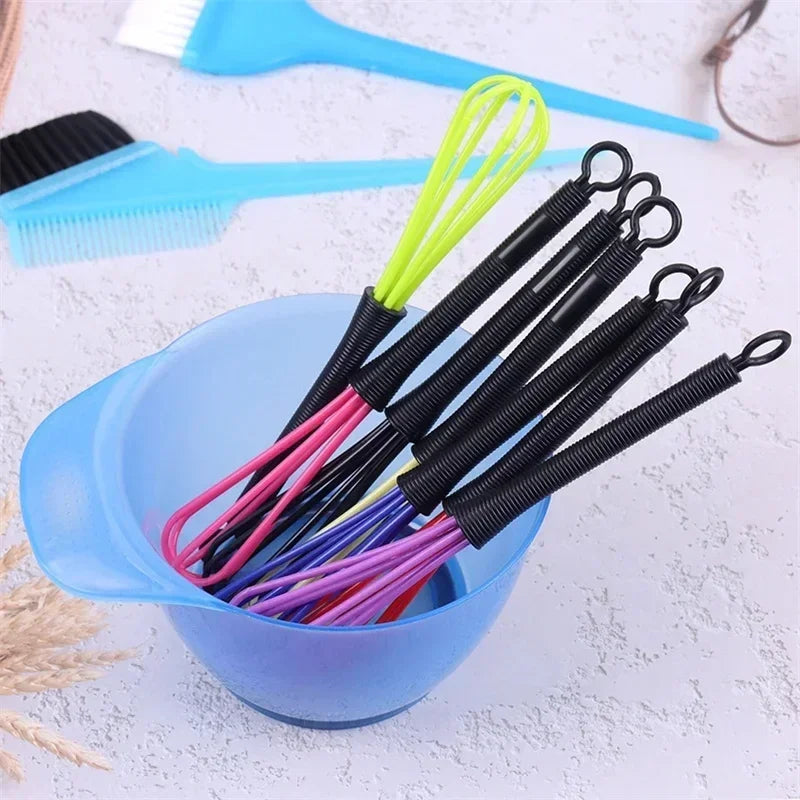 1pcs Mini Agitator Plastic Whisk Egg Beater Paint Stirrer Mixer Milk Shake Cream Stirring Kitchen Gadget Accessories 18cm