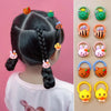 10Pcs/Set New Cute Cartoon Headbands Girls Elastic Hair Bands Hair Accessories for Kids Scrunchies Headwear Ornaments Gift