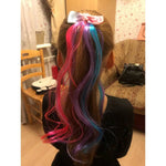 Load image into Gallery viewer, Girls Hair Bow Kids Rainbow Hair Tie Princess Accessories Toddler Snowflake Elastics Baby Accessories No Damage Braid
