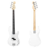 White HK-LADE Electric Bass Set Rosewood Electric Bass Guitar Set with Amplifier Bag Strap Picks 3M connection line Accessories