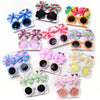 3Pcs/set Kids Cute Solid Dot Hairpin Colorful Heart Sun Glasses Set Girls Boutique Bowknot Hair Clips Children Hair Accessories